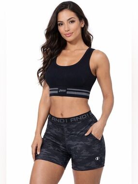 4PC ATHLETIC SET Bundle AND1 Camo Shorts NB Shorts Hind Tank Penn Sports Bra